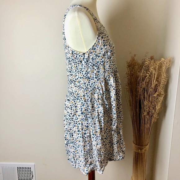 Old Navy Pockets Mini Summer Dress Floral Medium - Picture 9 of 11
